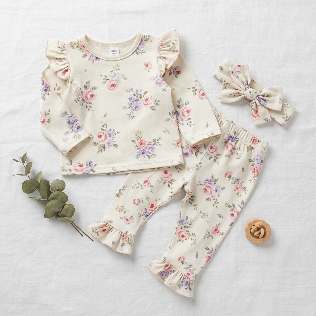 Baby Girl Outfit with Headband